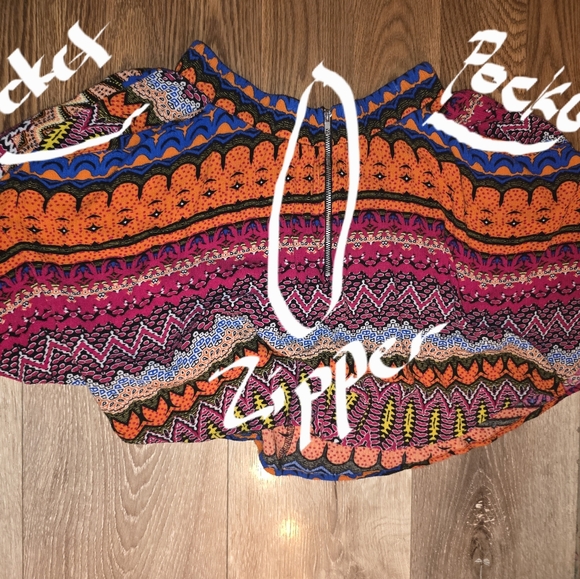 Lily White Multicolor Skater Skirt - Picture 4 of 8